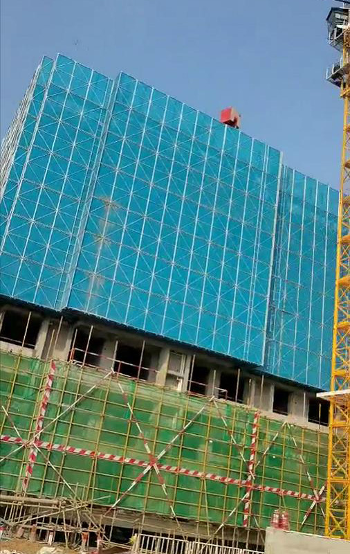 建筑外墙大香蕉视频网下载防护网外层颜色的重要性